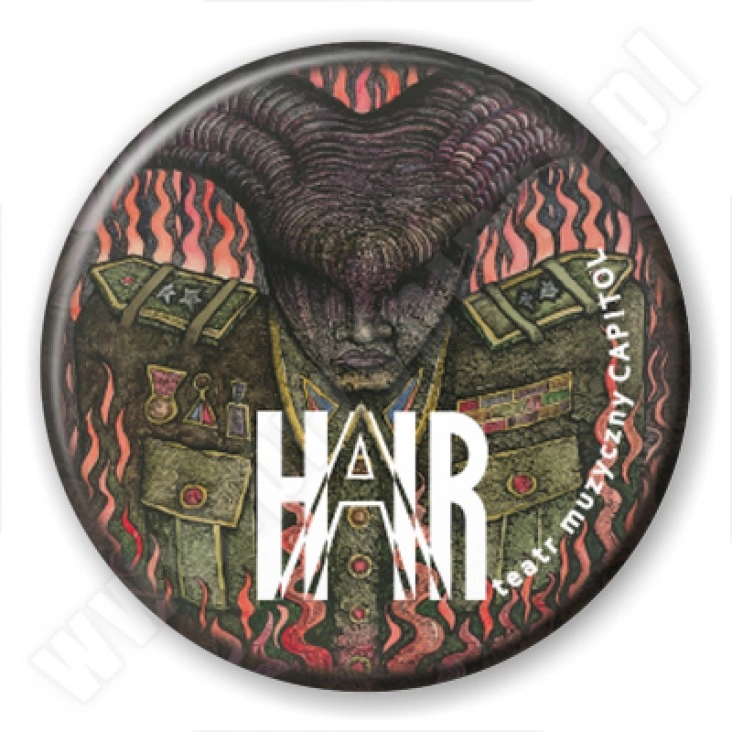 przypinka Hair