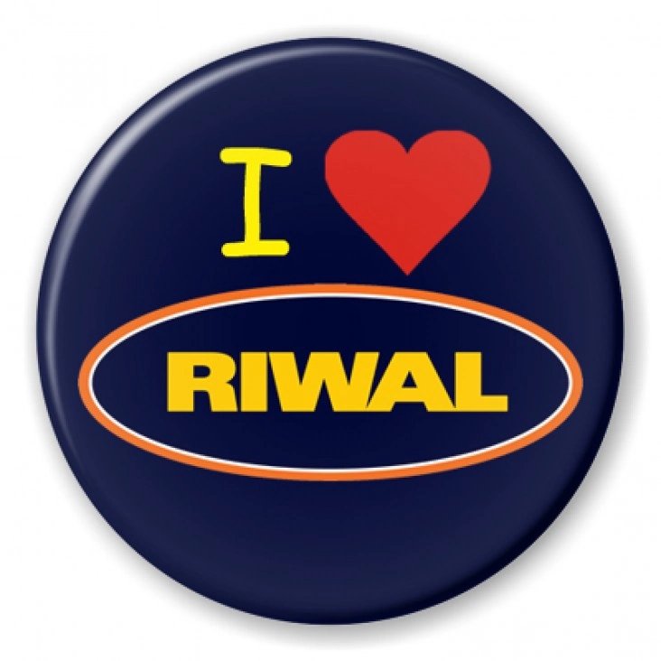 przypinka I love Rival