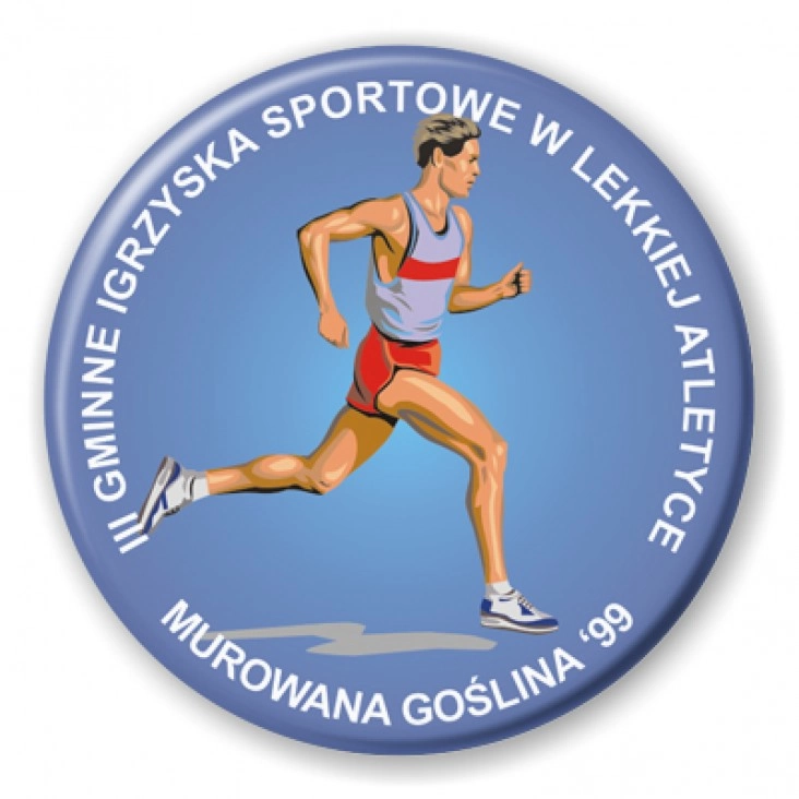 przypinka III Gminne Igrzyska Sportowe w Lekkiej Atletyce 