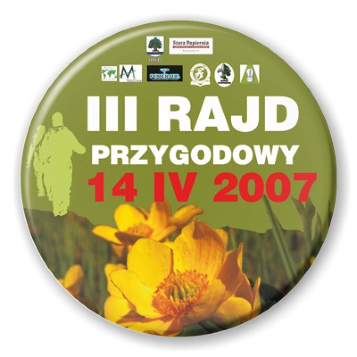 przypinka III Rajd Przygodowy