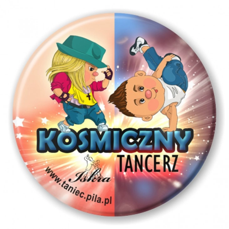 przypinka Iskra - Kosmiczny Tancerz