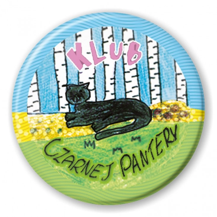 przypinka Klub Czarnej Pantery