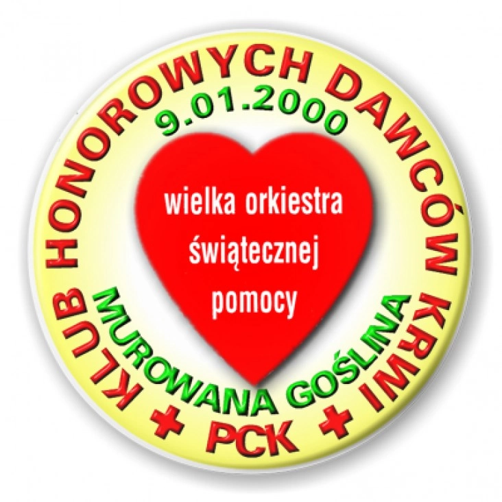 przypinka Klub Honorowych Dawców Krwi 