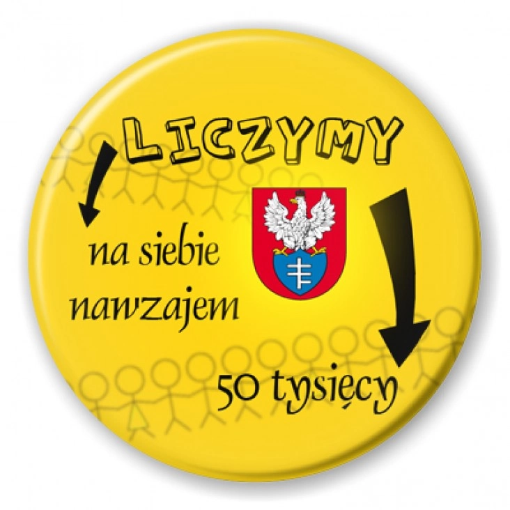przypinka Legionowo 50 tys. C