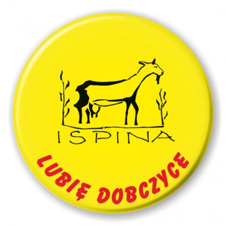 przypinka Lubię Dobczyce - Stowarzyszenie ISPINA