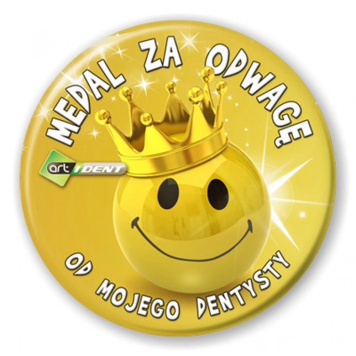 przypinka Medal za odwagę