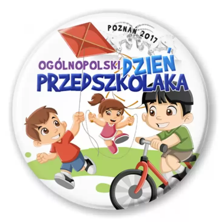 przypinka Ogólnopolski Dzień Przedszkolaka 2017