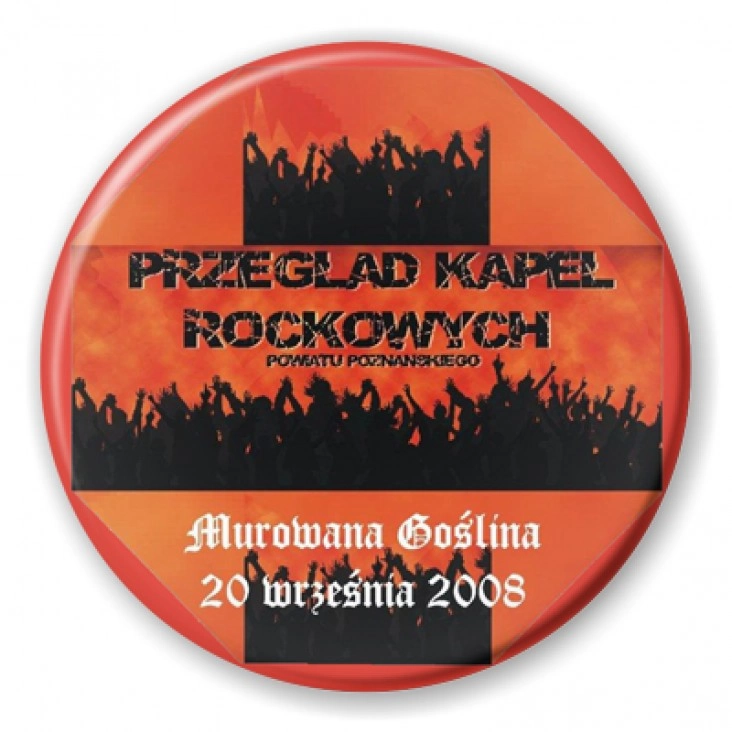 przypinka Przegląd Kapel Rockowych