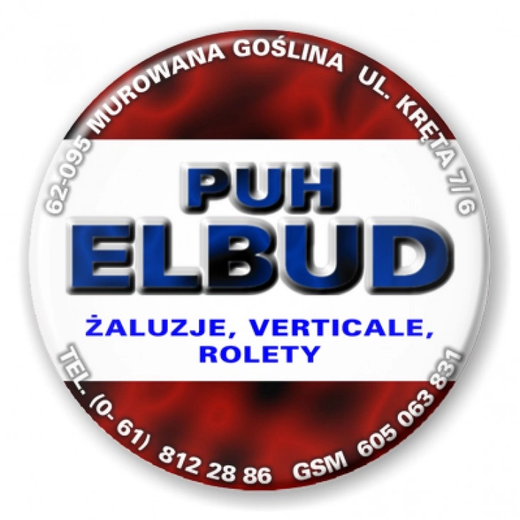 przypinka PUH ELBUD 