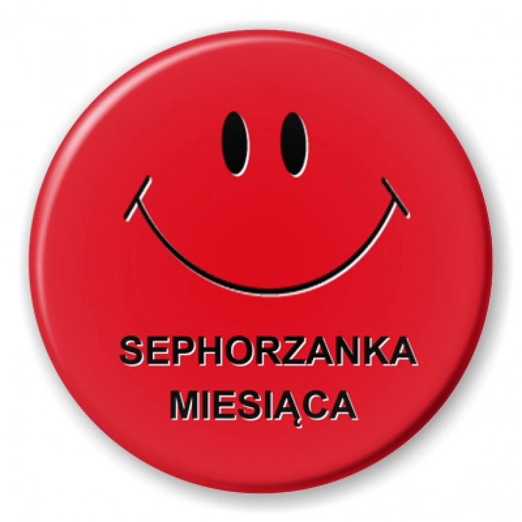 przypinka Sephorzanka miesiąca