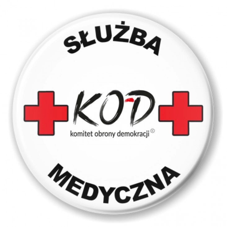 przypinka Służba Medyczna