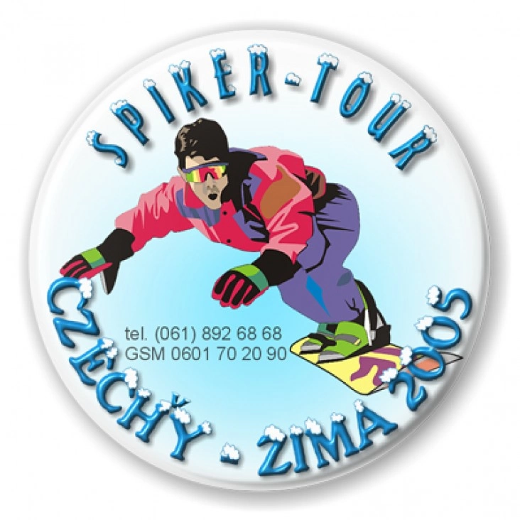 przypinka Spiker-Tour Czechy