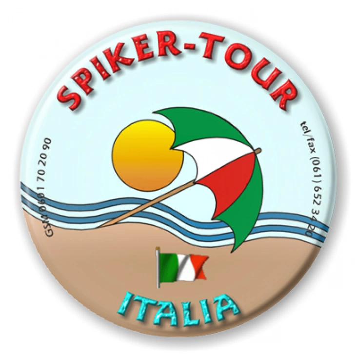 przypinka Spiker-Tour Italia