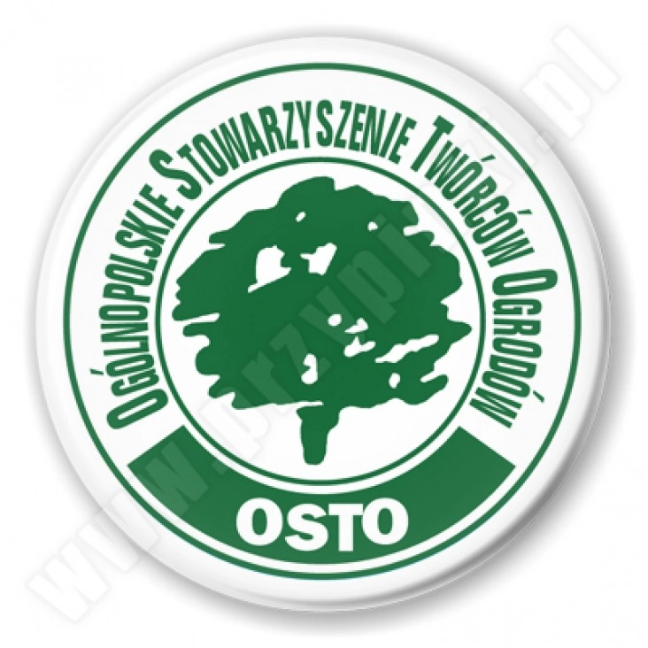 przypinka Stowarzyszenie Twórców Ogrodów