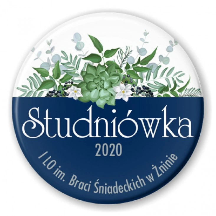 przypinka Studniówka 2020