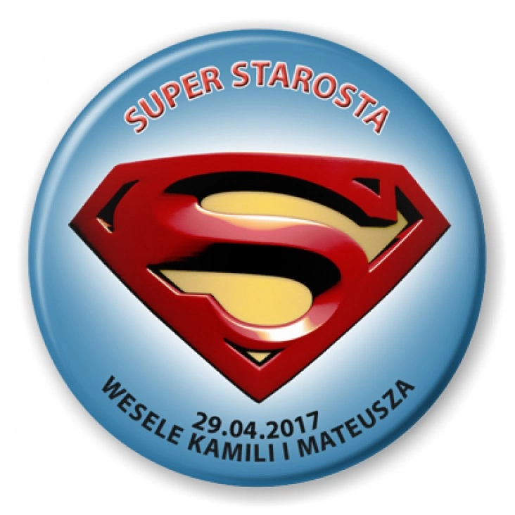 przypinka Super starosta