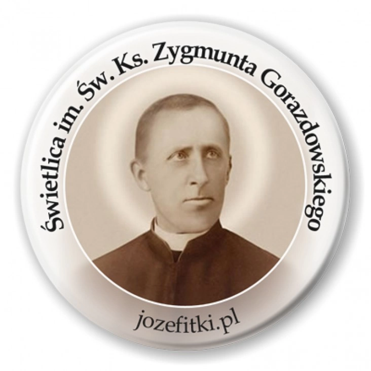 przypinka Świetlica im. Św. Ks. Zygmunta Gorazdowskiego