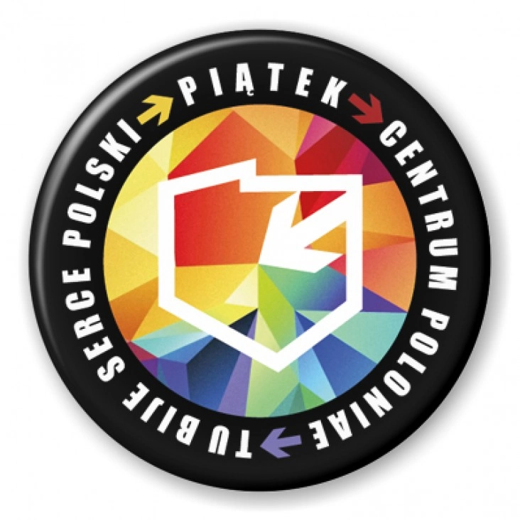 przypinka Tu bije serce Polski