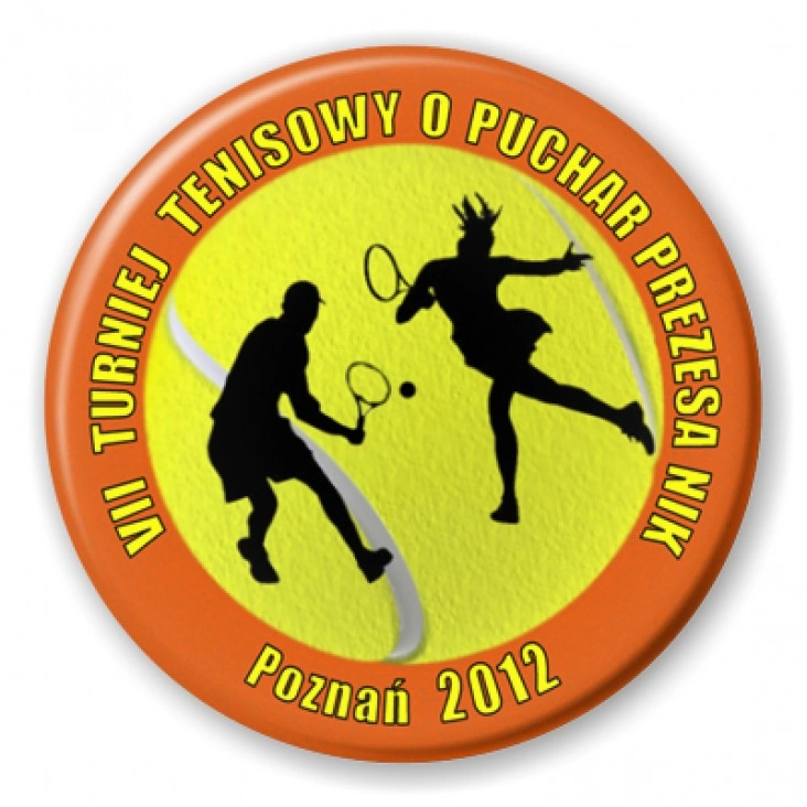 przypinka Turniej Tenisowy o Puchar Prezesa NIK