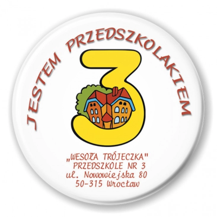 przypinka Wesoła Trójeczka