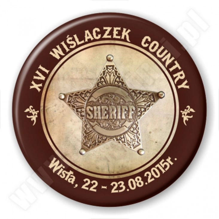 przypinka XVI Wiślaczek Country