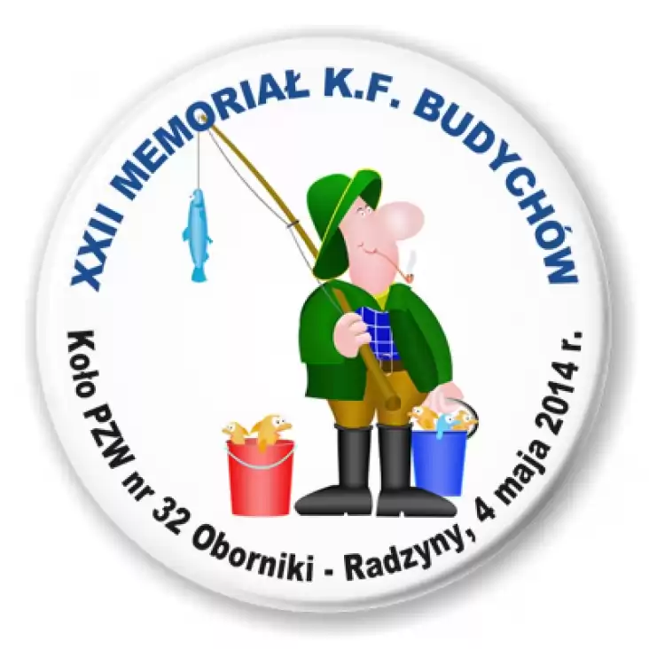 przypinka XXI Memoriał K.F. Budychów