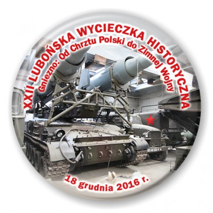 przypinka XXII Lubońska Wycieczka Historyczna