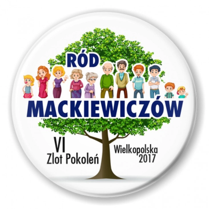 przypinka Zjazd Rodzinny