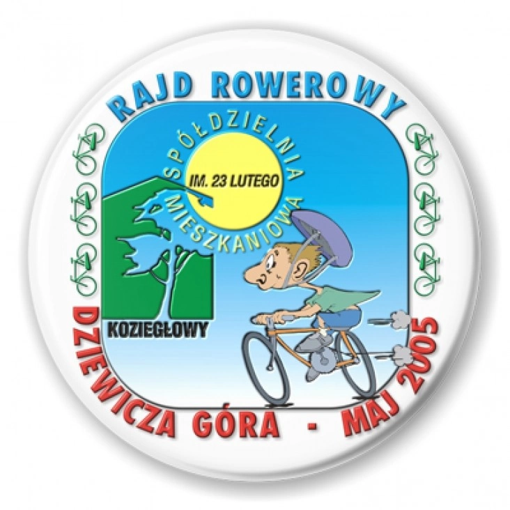 Rajd rowerowy - Dziewicza Góra 2005