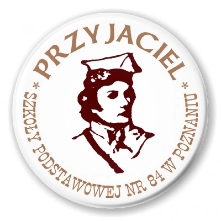przypinka SP nr 84 w Poznaniu - Przyjaciel