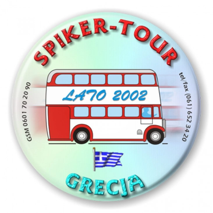 przypinka Spiker-Tour Grecja