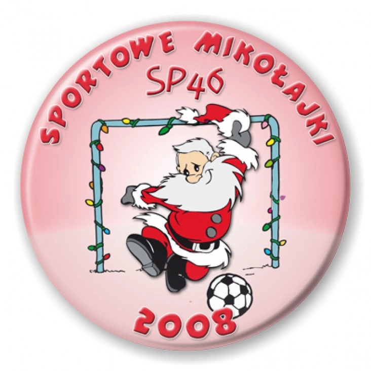 przypinka Sportowe Mikołajki