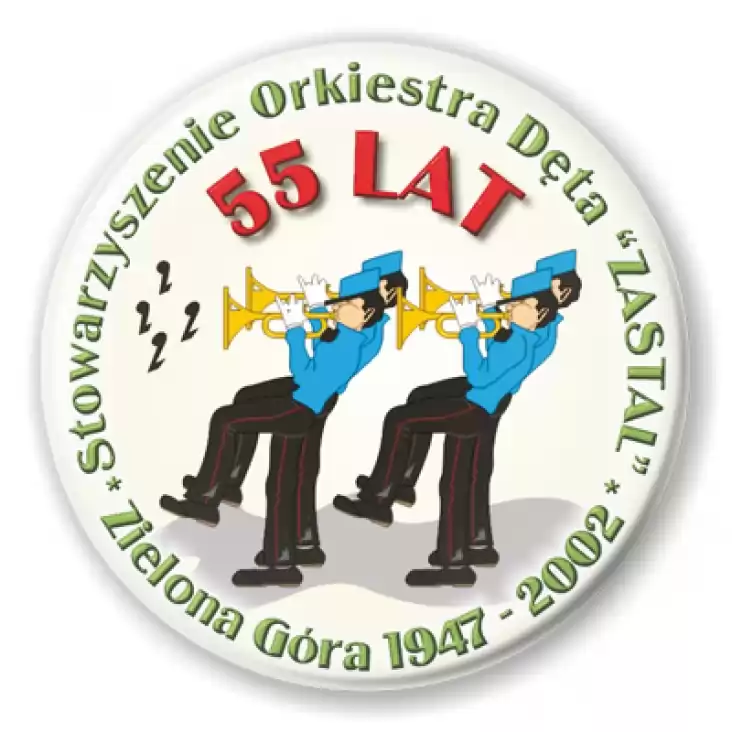 przypinka Stowarzyszenie Orkiestra Dęta ZASTAL