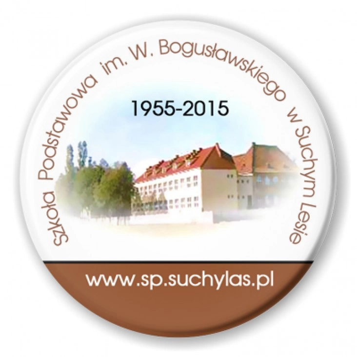 przypinka Szkoła  Podstawowa    w Suchym Lesie