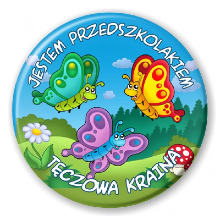 przypinka Tęczowa kraina