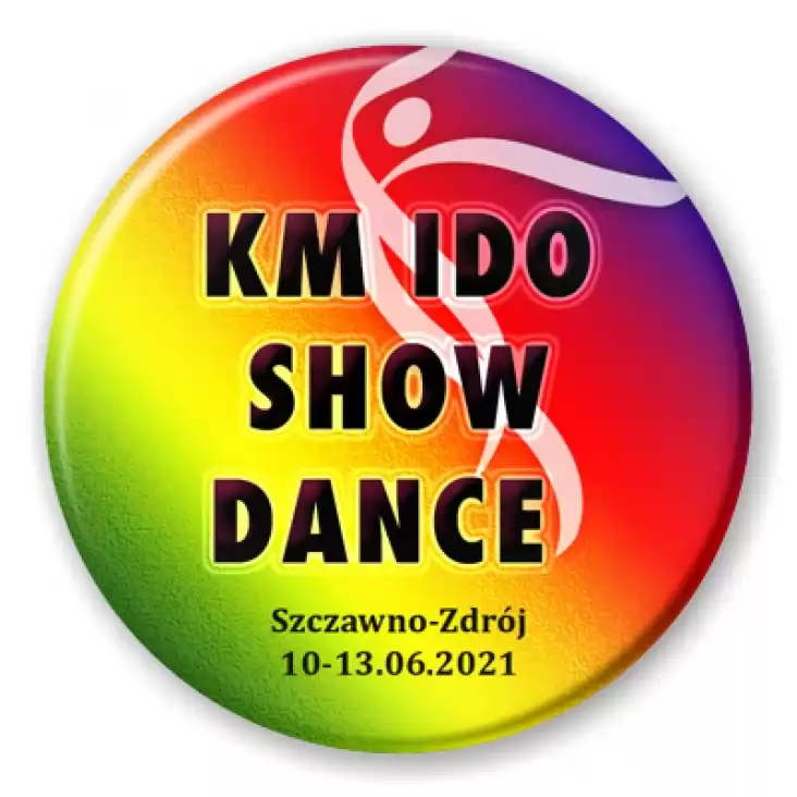 przypinka KM IDO Show Dance 2021