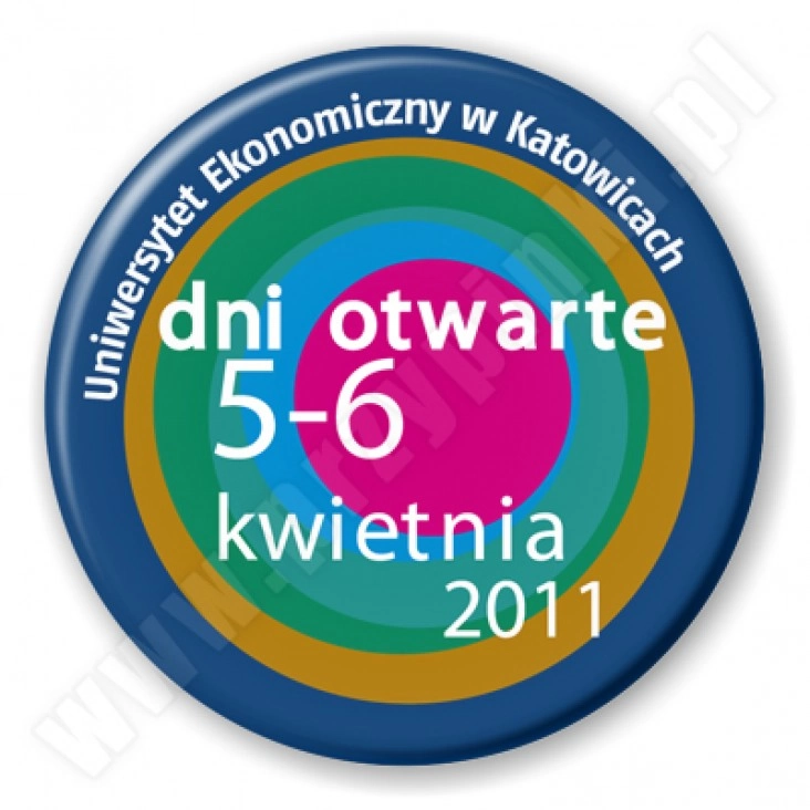 przypinka UE w Katowicach