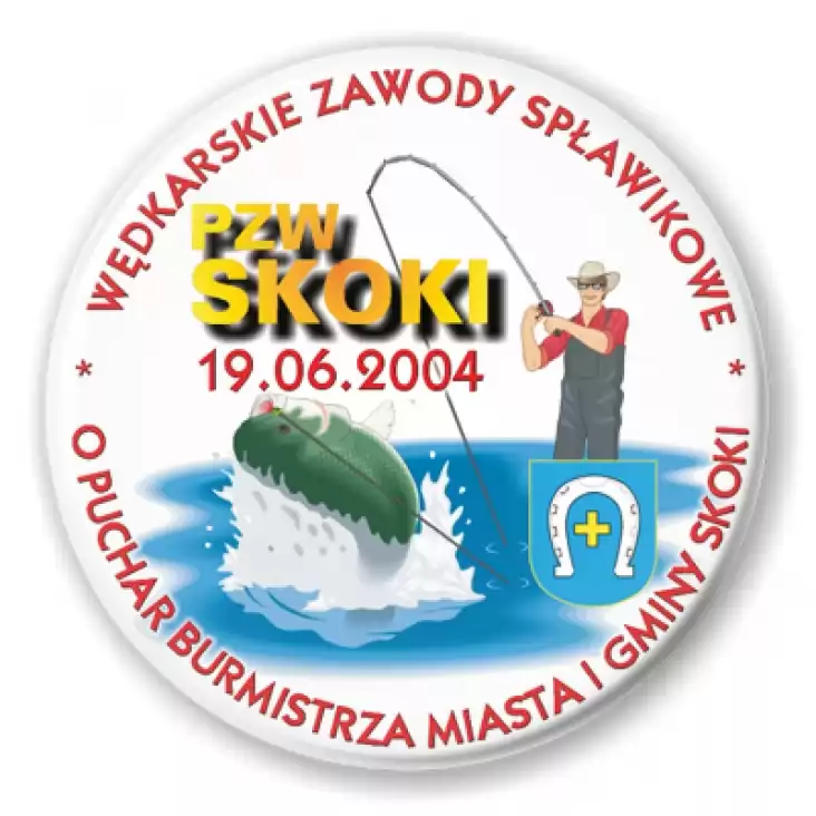 przypinka Wędkarskie Zawody Spławikowe 2004