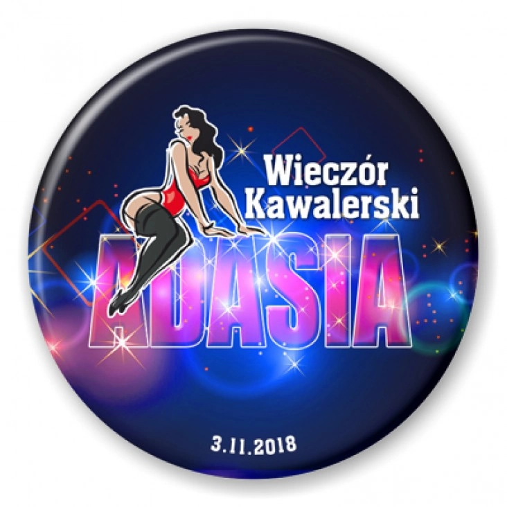 przypinka Wieczór kawalerski