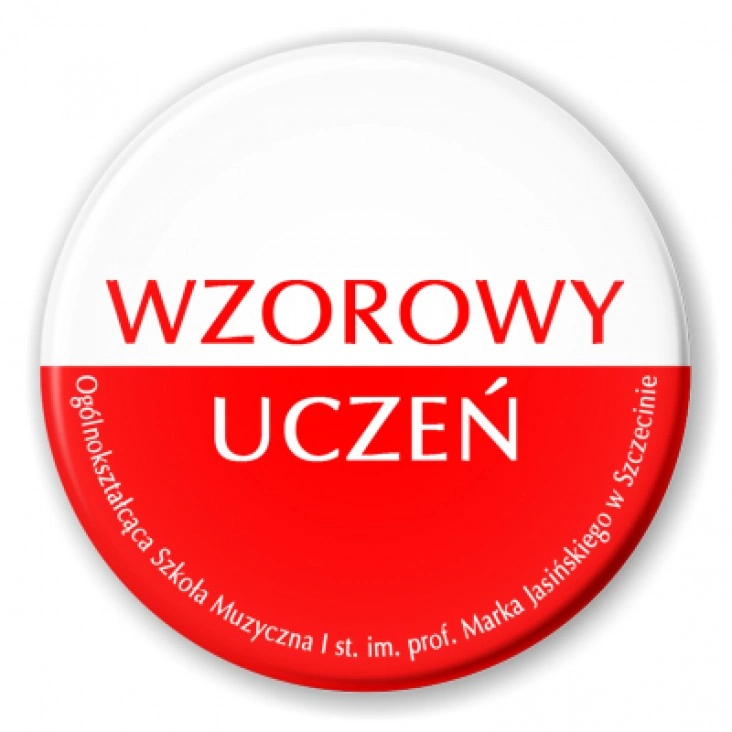 przypinka Wzorowy Uczeń