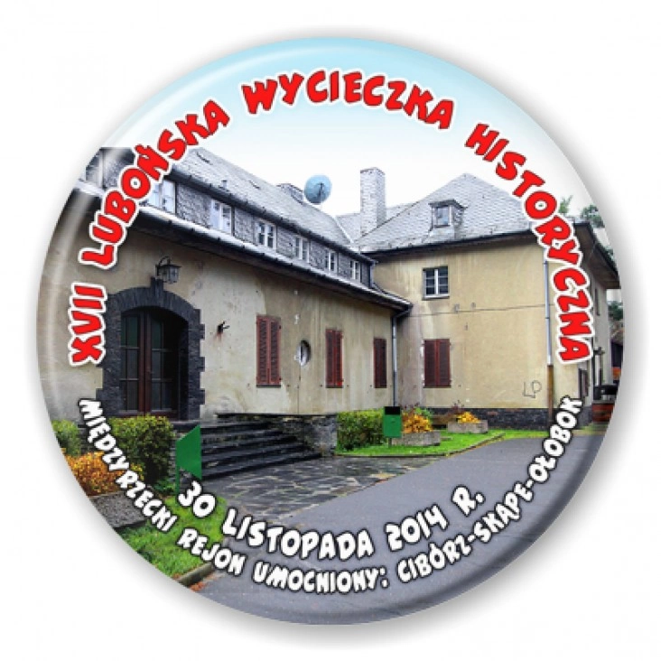 przypinka XVII Lubońska Wycieczka Historyczna