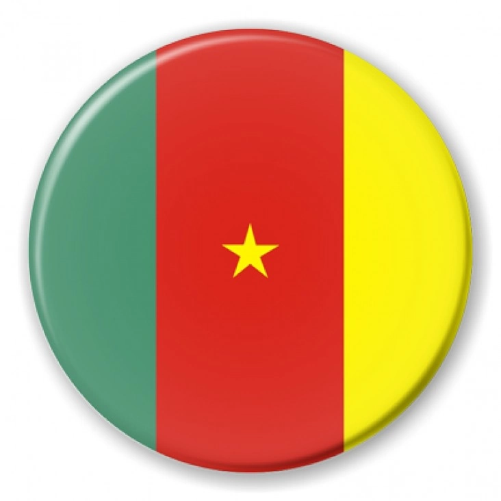 przypinka Flaga Kamerun