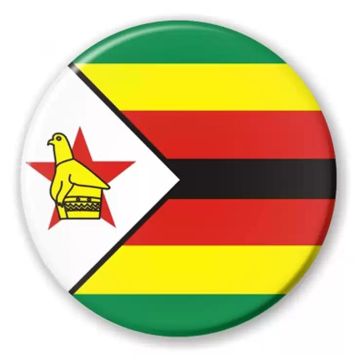 plakietka zimbabwe flaga