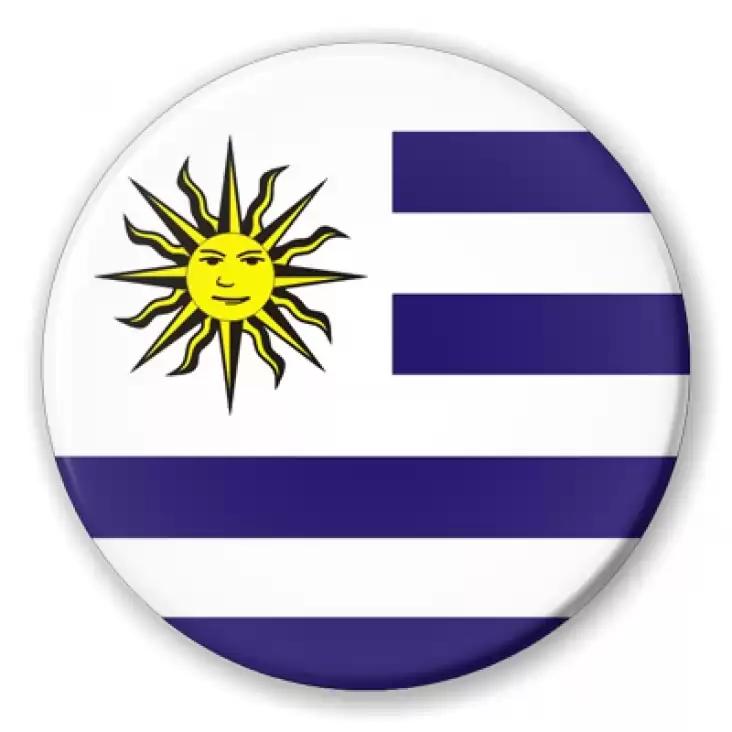 przypinka uruguay
