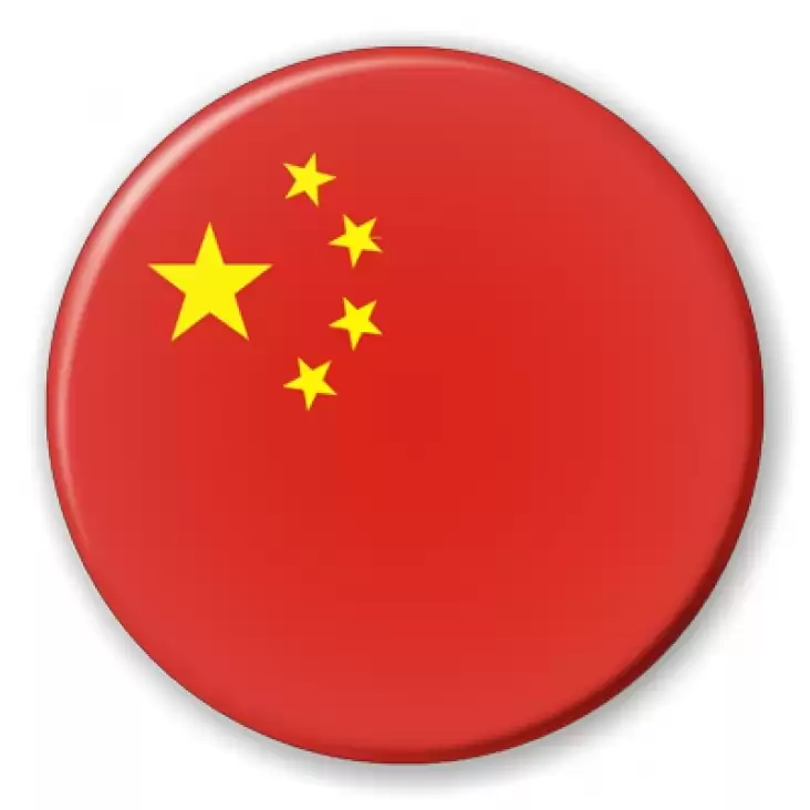 przypinka Flaga Chiny