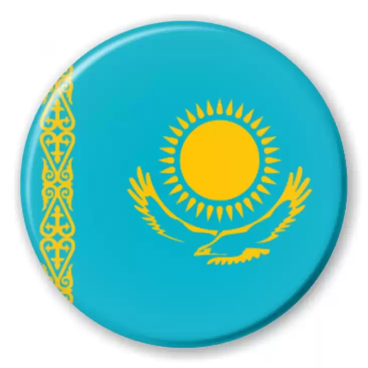plakietka flaga kazachstan