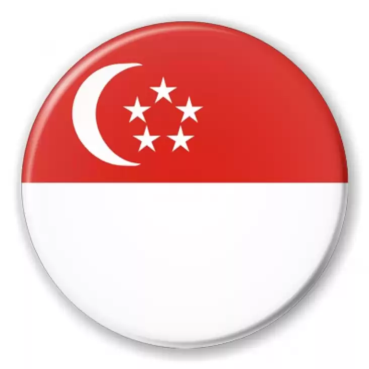 plakietka singapur singapor flaga