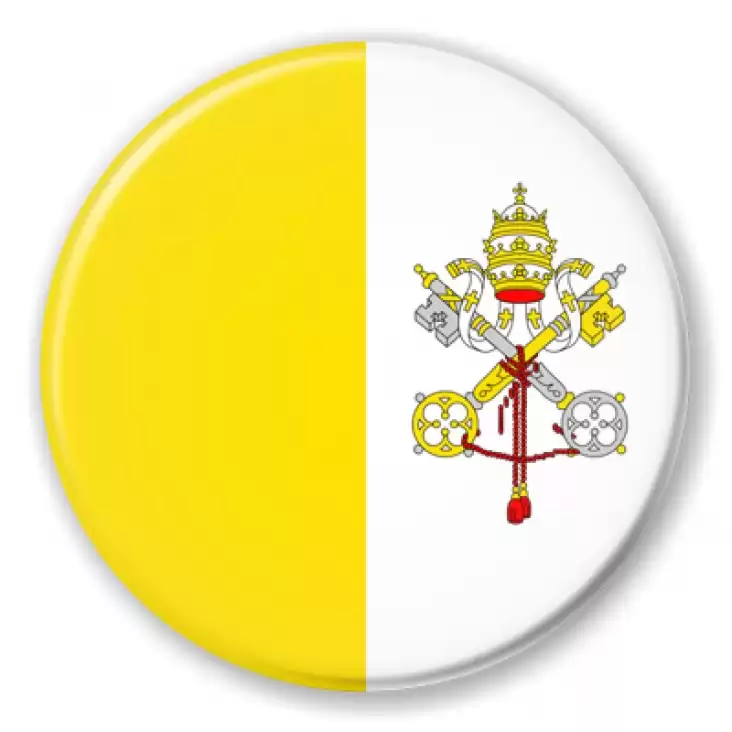przypinka Flaga Watykan 