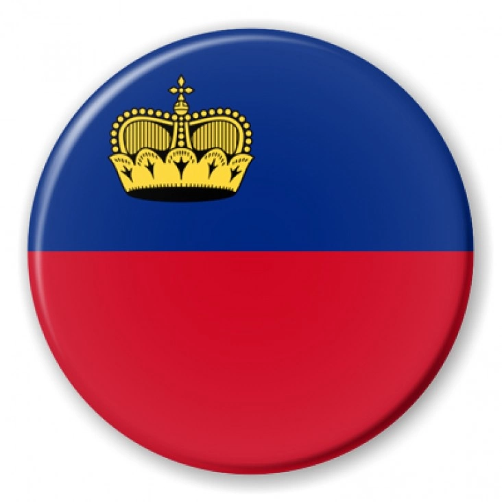 przypinka Flaga Lichtenstein