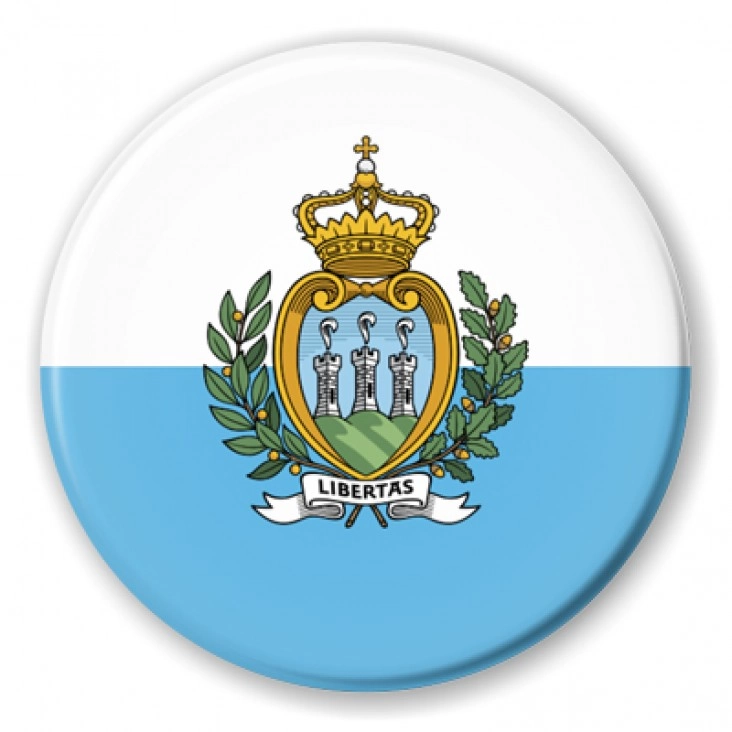 przypinka Flaga San Marino